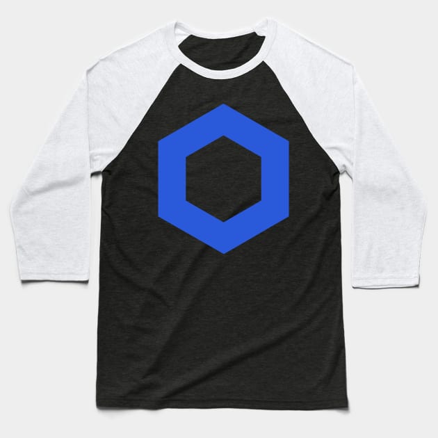 Chainlink Crypto Link Baseball T-Shirt by BitcoinSweatshirts